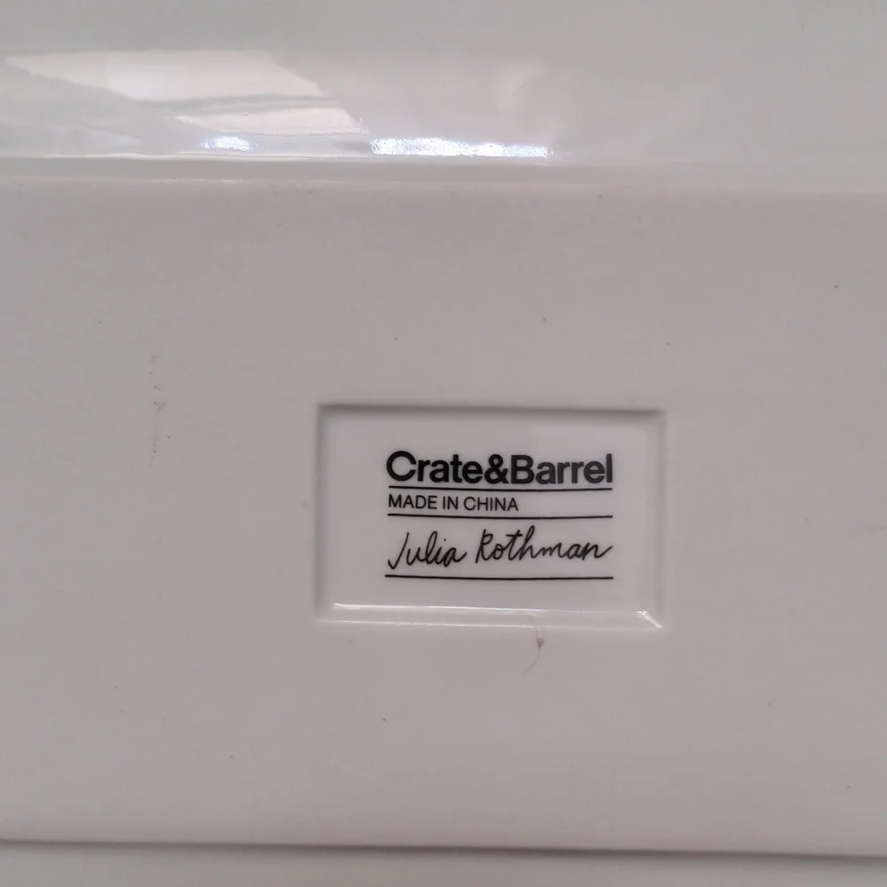 Crate & Barrel Christmas Holiday Serving Platter